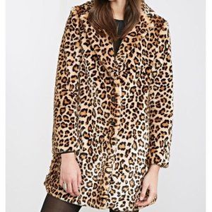 Fur Leopard Winter Coat